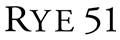 Rye 51 Logo