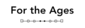 For the Ages Logo