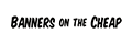 Banners on the Cheap Logo